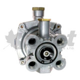 Sealco 110200-G relay emergency valve, charging style with ratio feature, 1/4" control and supply ports, 3/4" reservoir, four 3/8" deliveries, 4.5 PSI crack pressure.