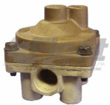 Sealco 110415-G relay valve, 4 delivery port aftermarket service valve for heavy-duty truck and trailer brake systems, 4 PSI crack pressure.