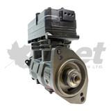5016389X Bendix BA-922 air compressor without gear, flange mount, fits John Deere Tier 3 PowerTech Plus 4.5L–13.5L engines, 5016044, 5016380, 5016381, 5016389, 5019611, 802158, K049684, K055603 | John Deere: RE528181, RE528960, RE528961, RE529515, RE537275