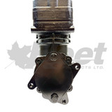 5016389X Bendix BA-922 air compressor without gear, flange mount, fits John Deere Tier 3 PowerTech Plus 4.5L–13.5L engines, 5016389X, 5016389, 703616AT, 5016381, 802158, RE528181, RE528960, RE528961, RE529515