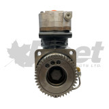 5014428X remanufactured BA-921 air brake compressor for CAT engines, external oil return, 42-tooth flange mount. 5014428, 0R-1623, 385-0936, 5011441, 5012464, 5014401, 5014402, 5014427, 5014428N, 801826, K056647, 0R1623