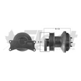 KB798621X reman DriveMaster fan clutch for Freightliner/Western Star DD13-DD16 with 10PK belt and 6.85 pulley