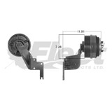 KB799877X DriveMaster fan clutch for International Cummins ISX with 12PK belt, 7.28 pulley and 3.5 bolt circle International / Navistar 3574140C93, 3574140C94, FLT99877