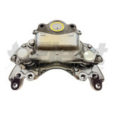 Meritor EX225L Left-Hand 4° Air Disc Brake Caliper with Carrier Meritor: EX225L235XX000, EX225L265XX000 (12° Spring Brake mount with Windows) | Volvo: 23675019, 23582848, 23582844 | ATC: ATC-AD30-456