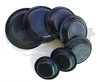 fp234099 type 20 diaphragm for brake chamber, 6.56 inch diameter, 2.25 to 2.5 inch stroke, heavy-duty rubber, truck and trailer