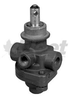 276566-g push/pull valve for heavy-duty trucks, 1/8 npt ports, 20 psi release, pp-1 style, parking brake control