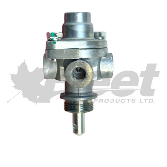 276567-g push/pull valve for truck air brake control, 1/8" ports, 40 psi auto release, manual dash mount pp-1 style
