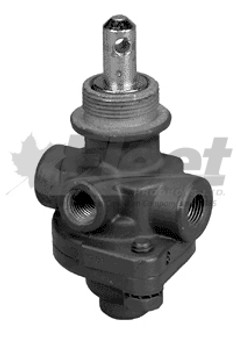 287600-g pp-1 dash control valve for air brake systems, 40 psi release, 1/8" supply port, 1/4" delivery, panel mount push-pull