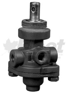 287238-g push/pull valve for tractor spring brake systems, 1/8" ports, fmcss 121 compliant, manual air control