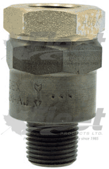 kn23040-g 3/4" check valve for truck trailer air brake systems, one-way flow, inline male-female npt, oem n13526j