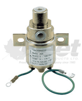 kn68230-g 12v solenoid valve for truck air systems, 1/4" ports, normally closed, intermittent use, oem fitment