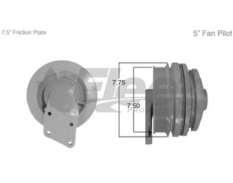 KB790014X S Advantage reman fan clutch for Caterpillar 3176 engines in Kenworth, Peterbilt, and Volvo trucks. OEM-grade specs and fit.