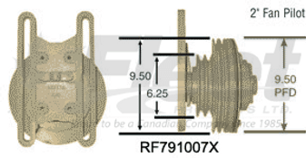 Horton Fan Clutch - HTS Advantage (KB791007X) 