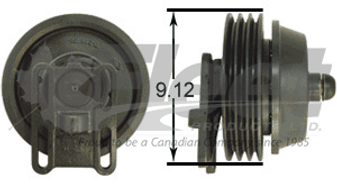104884X FD-3 Detroit fan clutch remanufactured, 2.05" pilot, 9.12" pulley, pneumatic on/off, for Detroit Diesel applications