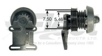 108462X FD-L CAT Fan Clutch with 2.56" pilot, 5.46"/6.50" pulley, spring engaged, pneumatic drive
