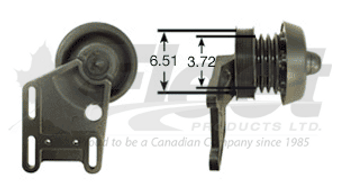 108464X FD-L CAT fan clutch with 2.56" pilot, dual pulley 3.72" and 6.51", spring-engaged for diesel truck cooling systems