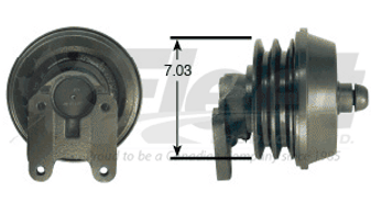 288626X FD-1 fan clutch remanufactured for medium-duty diesel trucks with 5.5" pulley and spring engagement