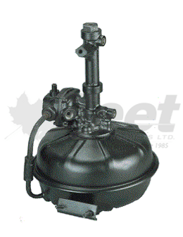 2504113X hydrovac brake booster for heavy-duty trucks, 12-3/4" single diaphragm, 3-line, frame mount, oem remanufactured
