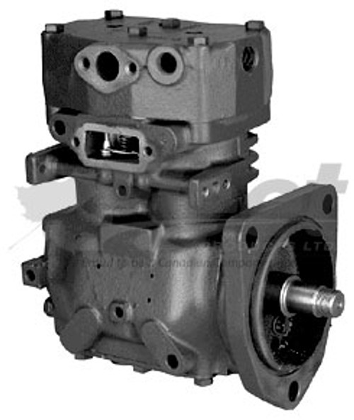 TF-501 Mack/Volvo Compressor, Reman, Water/Air Cooled, 43 lbs, Air Brake System
