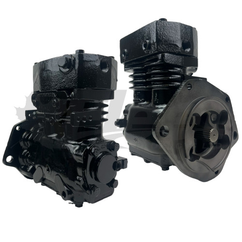 286584X TF-501 CAT compressor with 22 spline shaft, left inlet, top outlet, threaded discharge, for 3406/C15, 354-7531, 286594, 7E6807