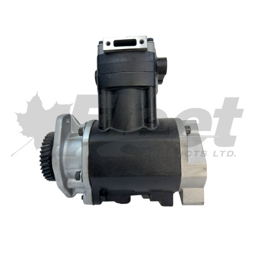 3558006X air brake compressor remanufactured for Cummins SS296C, flange mount, 13.2 CFM, left inlet, heavy-duty fitment 3558018, 3558220