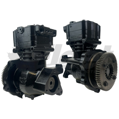 5016612x ba-921 detroit air brake compressor for series 60 engines, 15.8 cfm, water/air cooled, 5016612, 5018485, 802767, 5016614, 5016614X