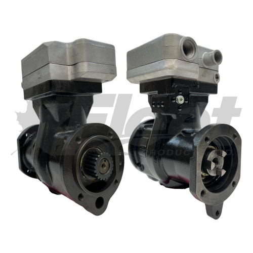 9111535200X reman Cummins air brake compressor, SS318, 85mm bore, STOR thread, fits L M N series diesel trucks 3558163, 3103403, 3104324, 3558163, 4059825, 4318214, 4952756, 9111535207X