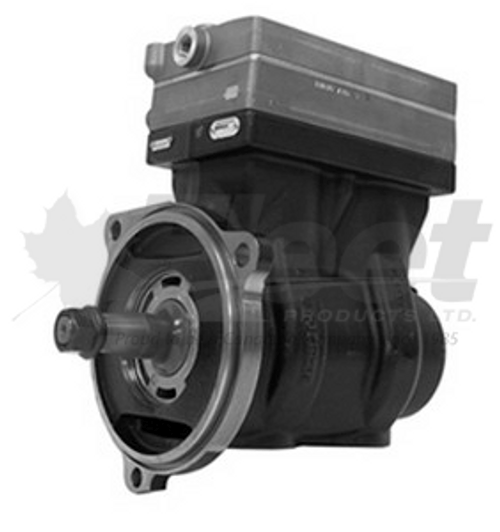 9125120080X twin Volvo air brake compressor, 85mm bore, 636cc swept volume, remanufactured for D13, FH12, FM12, heavy trucks