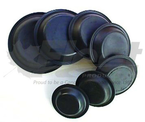fp234433 type 9 diaphragm for air brake chamber, 5.12 inch diameter, 1.75 stroke, neoprene rubber, commercial vehicle fitment