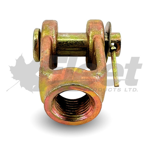 228798 clevis assembly for brake chamber, 5/8" thread, 5/8" pin, steel zinc-plated, commercial vehicle fitment