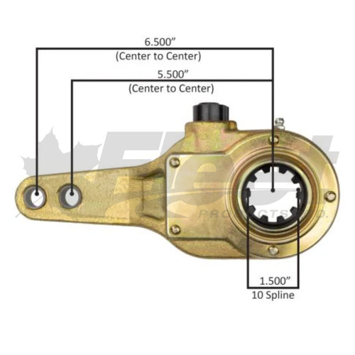 Manual slack adjuster, 47011, KN47011, R822001, 277959, 278008 | Automann: E1581HD | Automann: 134.1031 | Batco: 05-201 | Bendix: 278321 | BWP: M-457 | Euclid: E-940BK | Haldex: KN47011 | Leland: L-845EC | Meritor: R824001 | Norforge: A-7044 | Spicer: 10-354 | Sirco: S2020A