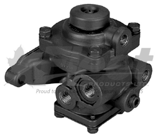 103081-g relay valve for truck brake systems, 7-port modulating r7 valve, 95 psi release, dual delivery for heavy-duty use