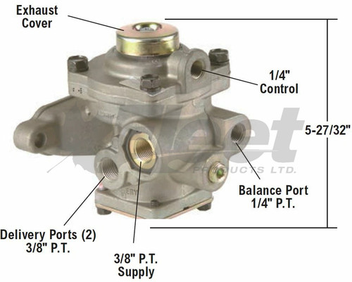 103081-g relay valve for truck brake systems, 7-port modulating r7 valve, 95 psi release, S-A143, 103081, 170.103081, 103081N, EBN103081N, R955103081N 103081-g relay valve for truck brake systems, 7-port modulating r7 valve, 95 psi release, S-A143, 103081, 170.103081, 103081N, EBN103081N, R955103081N