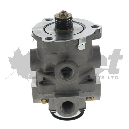 286171-g foot valve dual circuit 3/8 npt supply and delivery ports, pneumatic truck brake valve, fmvs 121 compliant