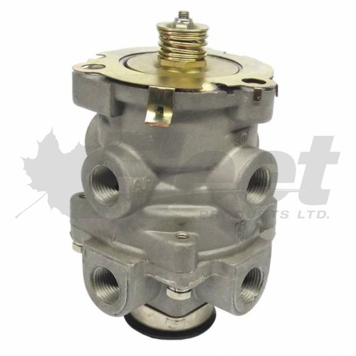 286171-g foot valve dual circuit 3/8 npt supply and delivery ports, pneumatic truck brake valve, fmvs 121 compliant