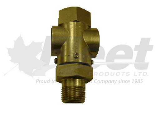 800333-g inline quick release valve for truck brake systems, 1/2" npt ports, fast air exhaust, bendix qr-l compatible