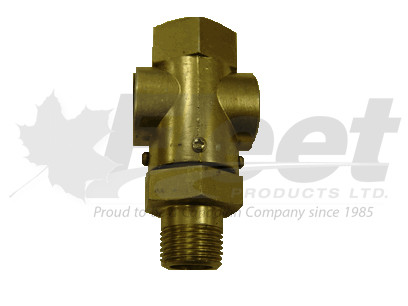 800333-g inline quick release valve for truck brake systems, 1/2" npt ports, fast air exhaust, bendix qr-l compatible
