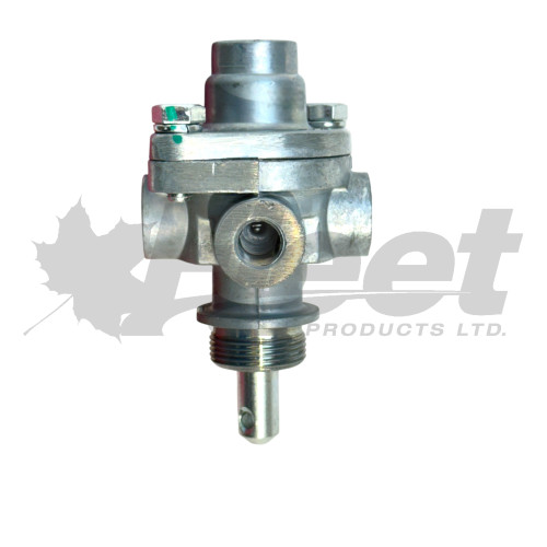 276567-g push/pull valve for truck air brake control, 1/8" ports, 40 psi auto release, manual dash mount pp-1 style