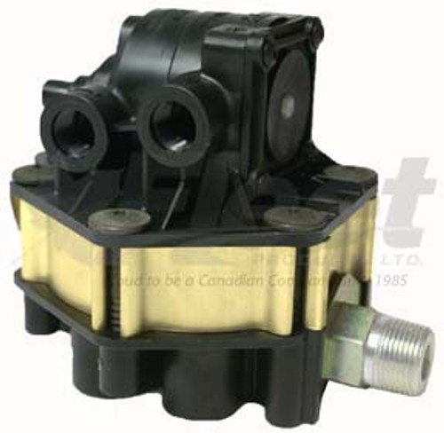 kn28600-g ff-2 relay valve for trailer air brakes, 3 psi crack, composite body, 9-port, fmvss-121 compliant