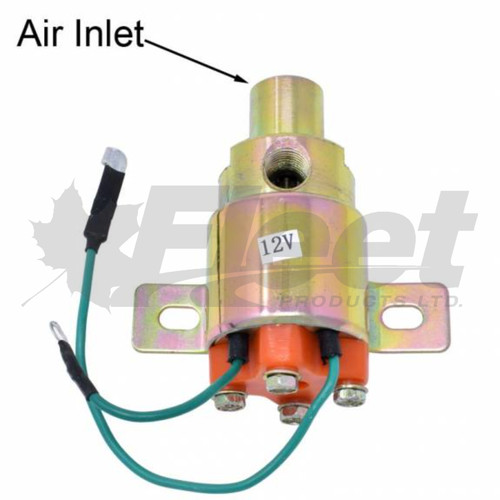 kn68230-g 12v solenoid valve for truck air systems, 1/4" ports, normally closed, intermittent use, oem fitment