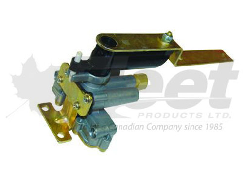 90054007-g leveling valve for truck trailer air suspension, 1/8 npt ports, dual arm, short delay, fuel saving oem fit