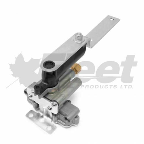 90054007-g leveling valve for truck trailer air suspension, 1/8 npt ports, dual arm, short delay, fuel saving oem fit