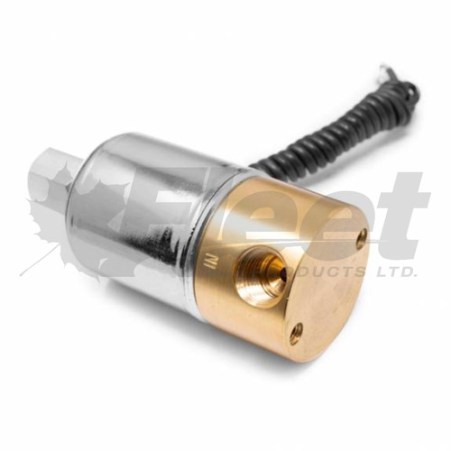 90054075-g normally open solenoid valve for truck air control, 12v, 1/4" ports, self-relieving, electric pilot valve controller