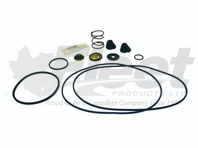103980-G3 Model 4 air dryer end cover kit with 12V compatibility and 1/2" ports Bendix 103980 | Haldex 103980K | International 1676688C91 | Volvo 1113551