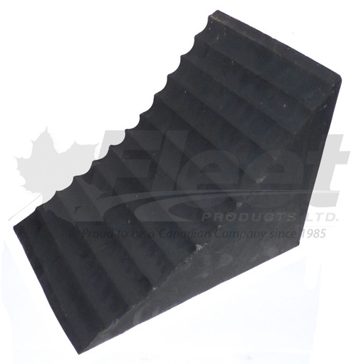 WC-3 contour wheel chock for trucks, trailers, heavy-duty vehicles, 13 lbs, high-capacity with handle and anti-slip design