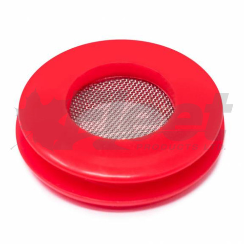 Red Urethane Gladhand Seal W/Filter (RT36012F)