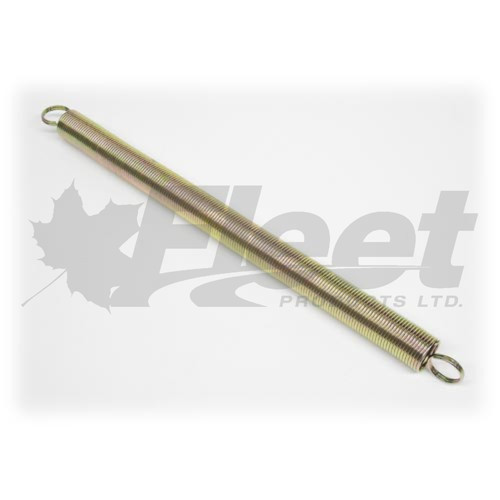 RT34114 16-inch hose support spring with double-loop ends. Corrosion-resistant steel spring for suspending truck and trailer air brake hoses.