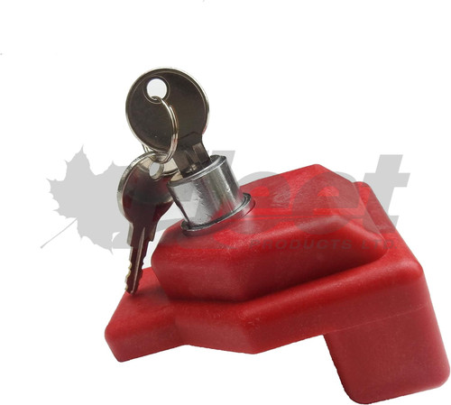 RT59001 gladhand lock, Automann 179.1042, keyed security lock with 2 keys, fits standard tractor-trailer gladhands, prevents unauthorized disconnection.
