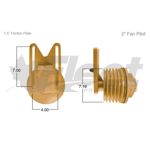 KB790022X reman S Advantage fan clutch for CAT 3306 engines, 5V belt, 7.16" pulley, used on Kenworth/Western Star trucks KB790022X reman S Advantage fan clutch for CAT 3306 engines, 5V belt, 7.16" pulley, used on Kenworth/Western Star trucks