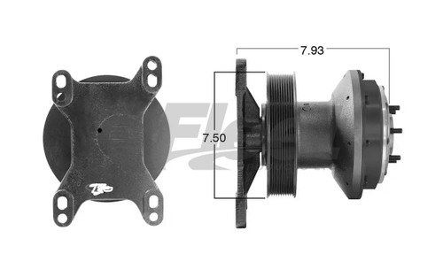 KB799062X reman Horton Drivemaster fan clutch for Detroit Diesel Series 60 Freightliner FLD/FLH, 10PK belt, 7.54" pulley. KB799062X reman Horton Drivemaster fan clutch for Detroit Diesel Series 60 Freightliner FLD/FLH, 10PK belt, 7.54" pulley.